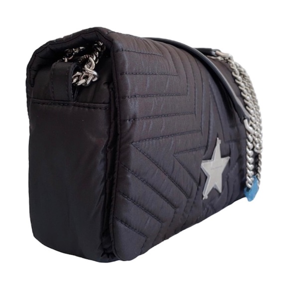 STELLA MCCARTNEY Nylon Shoulder Handbag Black Quilted - Picture 7 of 8